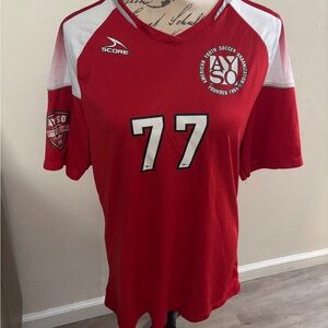 Red Kids Soccer Jersey